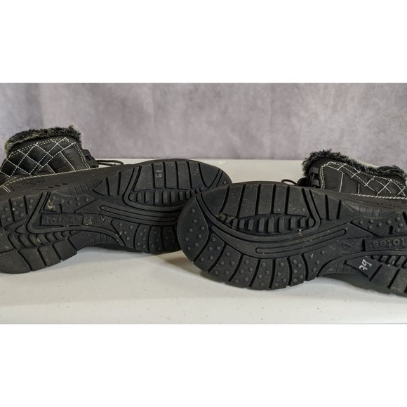 Totes Eve Black Snow Boots - Picture 3 of 6
